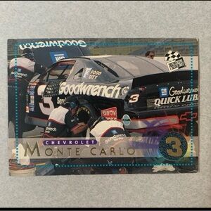 Vintage 1996 Press Pass #3 Dale Earnhardt Card
